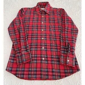 Vintage Highlander Flannel Shirt by Bud Berma Tartan Plaid Yugoslavia Men Medium